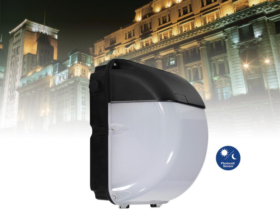 AC200-240V Photocell sensor LED Wall Pack 