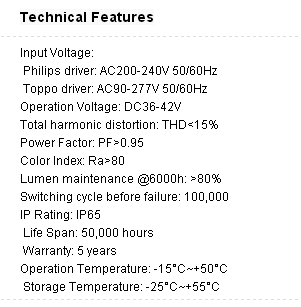 Dimming 5FT / 60W 5000K UL enpèmeyab vapè sere aparèy Toppo Dimming 5FT/60W 5000K UL Waterproof Vapor Tight Fixture Toppo